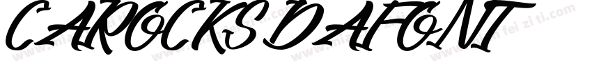 CAROCKS DAFONT字体转换